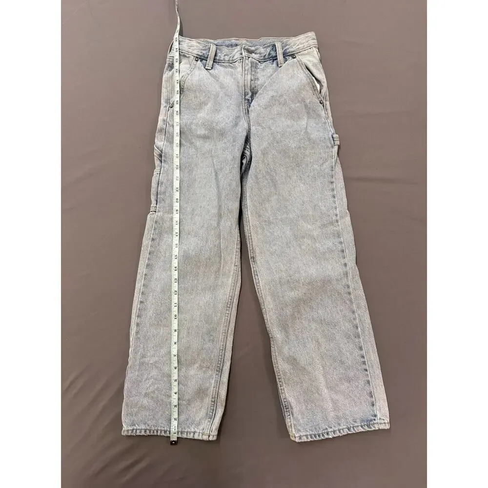 Old Navy • Boys Light Wash Original Baggy Jeans Size 12 adjustable waist